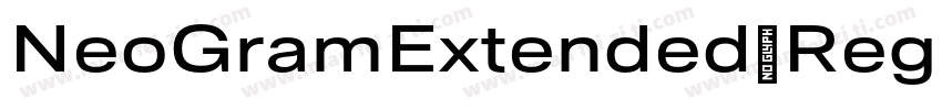 NeoGramExtended Regula字体转换
